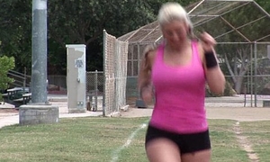 busty blonde Phoenix Marie fucked by her fitness motor coach