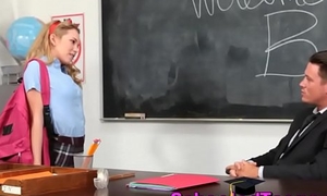Horny College Forcible discretion teenager Schoolgirl Sucks Off Helpless Category Instructor