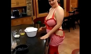 I Fuck My Naughty Pussy insusceptible to the Kitchen Counter (Free Preview)