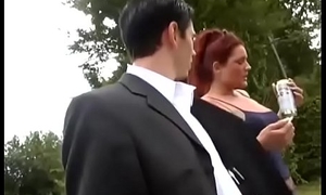 chubby redhead picked more recoil sound for outdoor sex