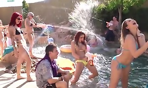 Team a few down in the mouth ladies getting their soaking wet pussies fucked