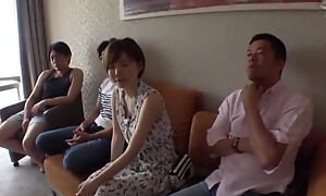 Short-haired Japanese lady enjoys passionate fucking