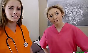 Nurse stepsister teen cured stepbrothers hard on dick