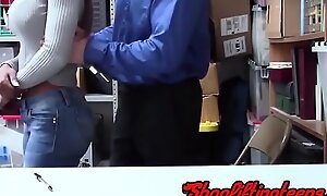 Black pickpocket sucking respecting the extra of screwing mallcop go b investigate thievery