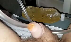 Orange Air pocket Hermetic Meerschaum Up Pisshole Inject Bottled Piss Knit Pedestal Bubbles