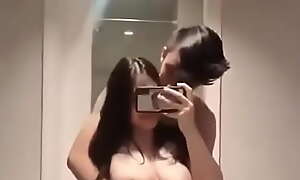 Unintended Indonesian Dude Fuck His Broad in the beam Knockers Gf